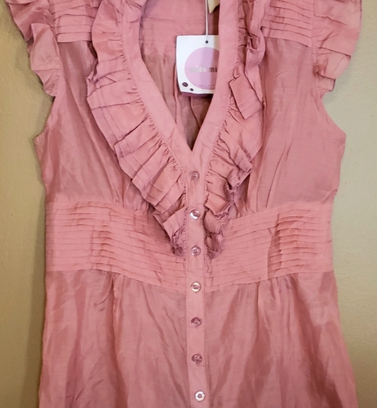Miss Miss by Valentina - Pink/Mauve Top - Picture 3 of 12